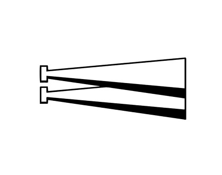 Пинцеты для поверхностного монтажа (для установки SMD-компонентов) SM105.SA.1