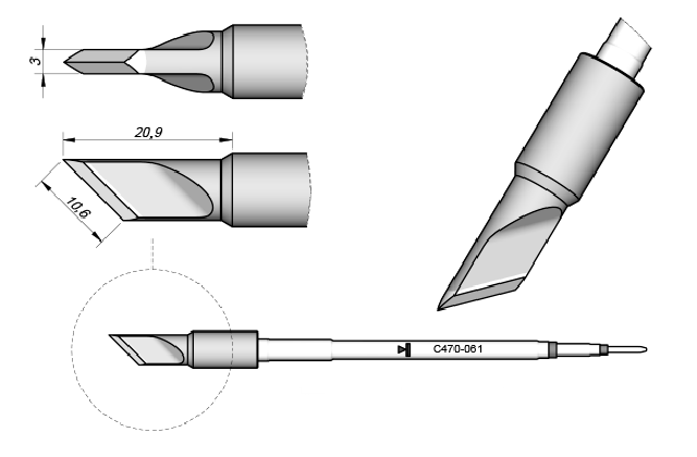 Картридж-наконечник  C470-061