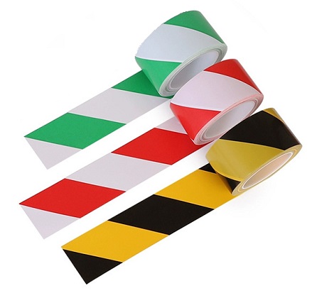 Скотч LEENOL LN-1507023D двуцветный для маркировки полов, 48 мм х 22 п.м