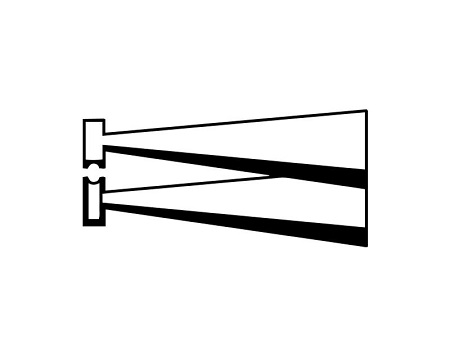Пинцеты для поверхностного монтажа (для установки SMD-компонентов) SM110.SA.1