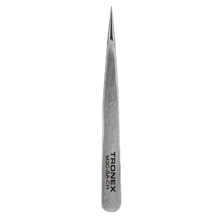 Укороченный пинцет из нержавеющей стали Tronex M3C-SA-CH