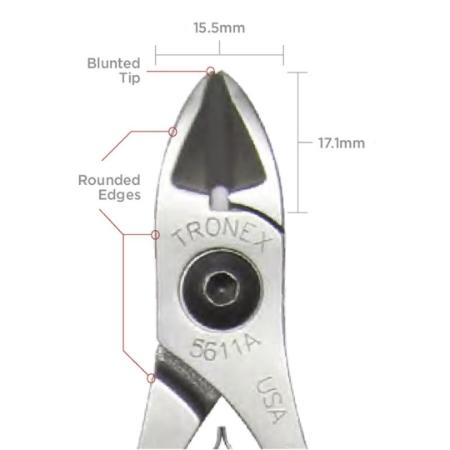 Бокорезы Tronex 5611A с овальной головкой