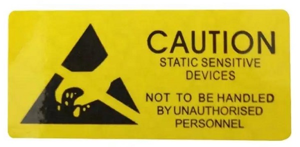 Этикетка LEENOL LN-1507026B предупреждающая 55 мм x 22 мм