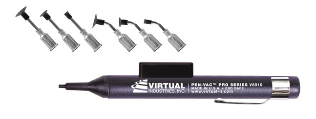 Пинцет PRO-SERIES PEN-VAC® V8910-BK-LMS-ESD вакуумный