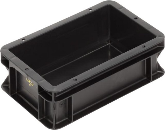 Ящик WEZ 3208.007.992 антистатический 300x200x101мм / 254x154x96 мм