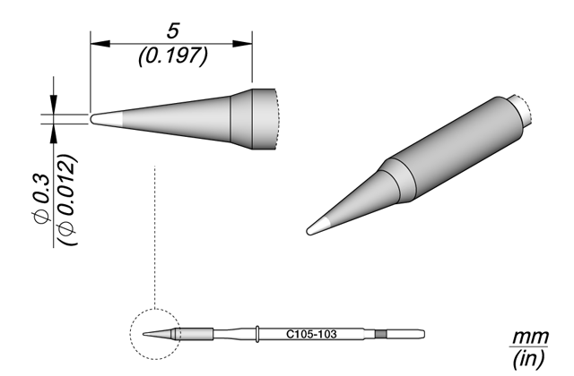 Картридж-наконечник JBC C105-103