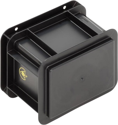 Ящик WEZ 2113.007.992 антистатический 200x150x145 мм / 155x106x142 мм