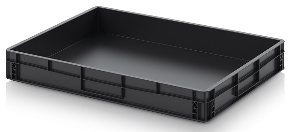 Ящик AUER ESD EG 86/12 HG антистатический 800x600x120 мм / 767x567x105 мм
