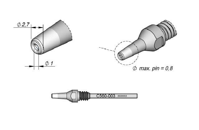 Наконечник  C560-003