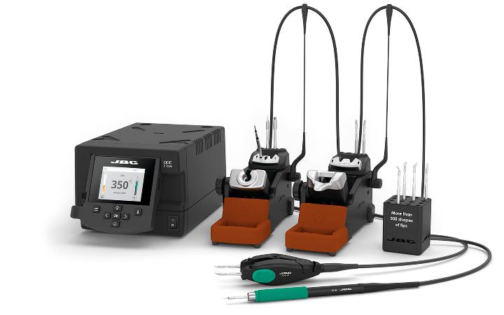 Двухканальная паяльно-ремонтная станция DDPE-2QC для прецизионных работ