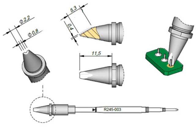 Картридж-наконечник R245-003