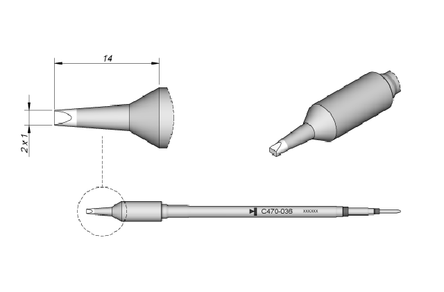 Картридж-наконечник  C470-036