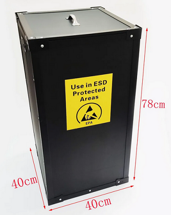 Контейнер ANTISK SK1803 антистатический мусорный, 120л