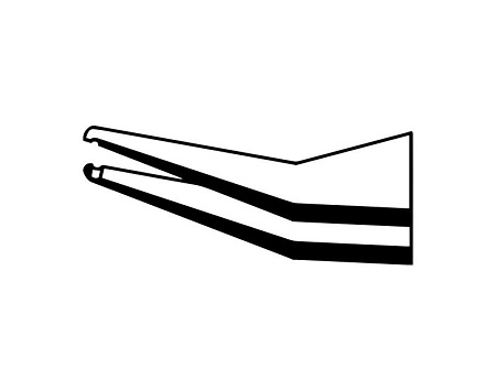 Пинцеты с эпоксидным антистатическим покрытием SM115.SA.NE.1