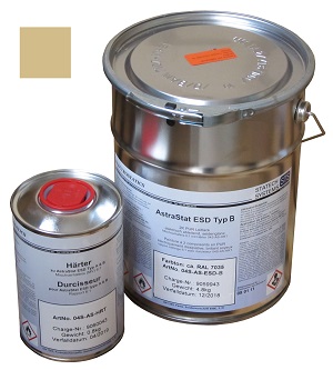 Антистатическая краска, бежевая RAL 1001, 5.6 кг