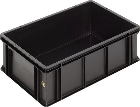 Ящик WEZ 6420.007.992 антистатический 600x400x212 мм / 554x354x208 мм