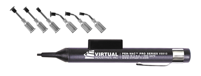 Пинцет PRO-SERIES PEN-VAC® V8910-BK-MPS-ESD вакуумный