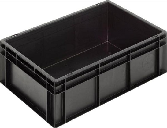 Ящик ITECO 7804.699 антистатический 600x400x220 мм / 553x353x215 мм