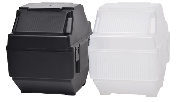 Бокс Hiner-Pack FVWS-8/25-BL для вертикального хранения, переноски и транспортировки рамок с пластинами Ø200 мм (8")