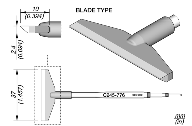 Картридж-наконечник JBC C245-776