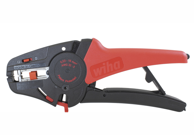 Инструмент для снятия изоляции автоматический Wiha до 16 мм² в блистерной упаковке 200 мм