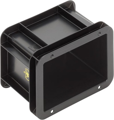 Ящик WEZ 2113.007.992 антистатический 200x150x145 мм / 155x106x142 мм