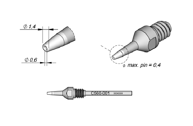 Наконечник  C560-001