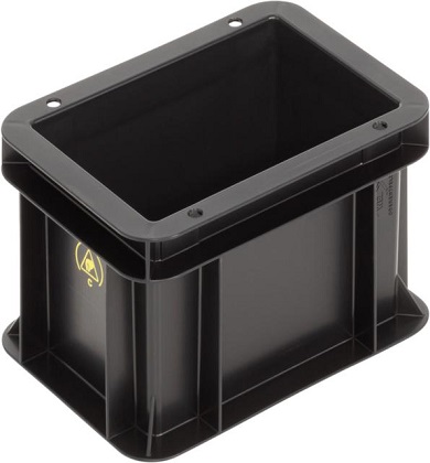 Ящик WEZ 2113.007.992 антистатический 200x150x145 мм / 155x106x142 мм