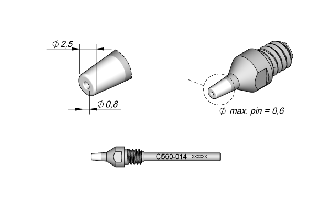 Наконечник  C560-014