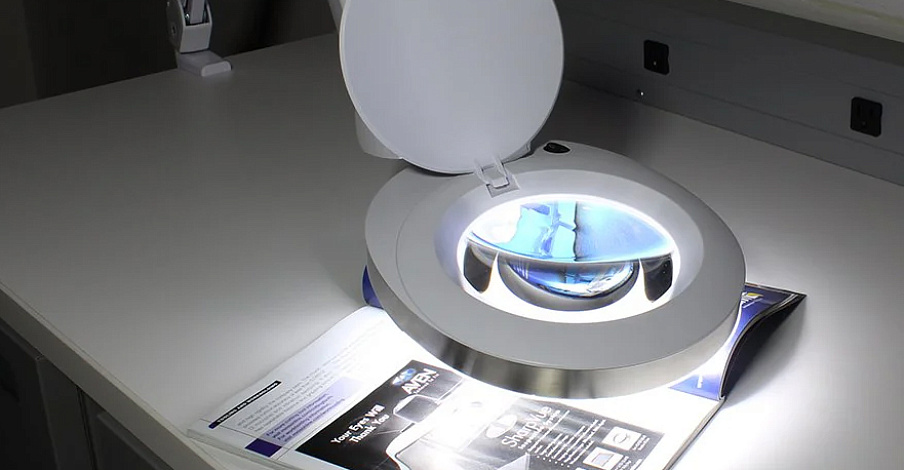 Светодиодные лампы с увеличительным стеклом LE-W5D